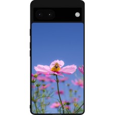 Google Pixel 6a Case Hülle - Silikon schwarz Bee on a flower 2026