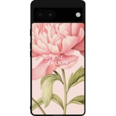 Google Pixel 6a Case Hülle - Silikon schwarz Just Bloom 2026