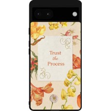 Google Pixel 6a Case Hülle - Silikon schwarz Trust the process 2026