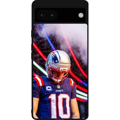 Google Pixel 6a Case Hülle - Silikon schwarz Super Bowl 26 Patriots 3