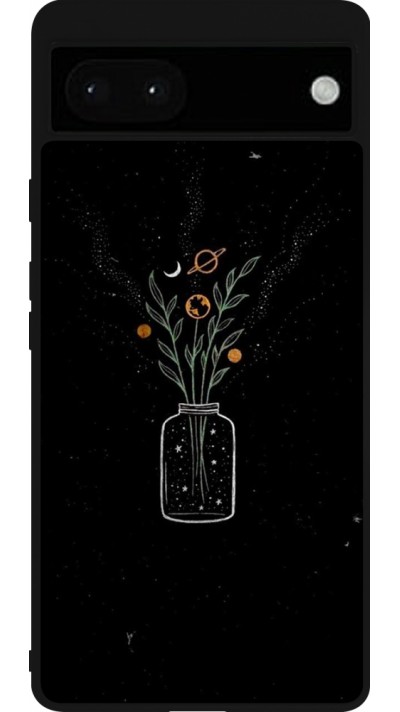 Google Pixel 6a Case Hülle - Silikon schwarz Vase black