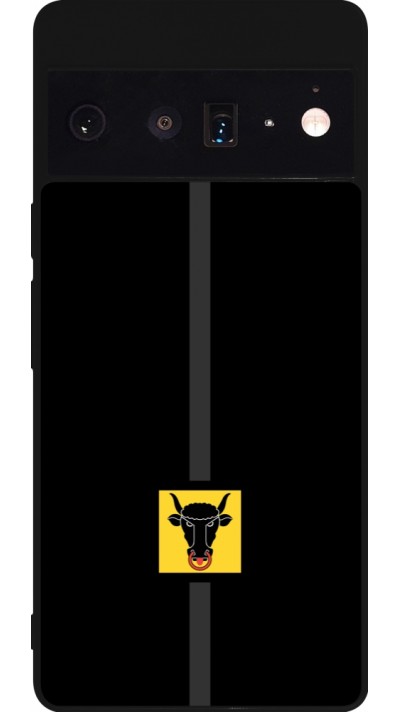Google Pixel 6 Pro Case Hülle - Silikon schwarz Kanton UR schwarz