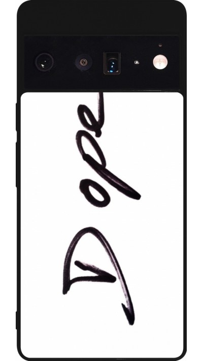 Coque Google Pixel 6 Pro - Silicone rigide noir Dope