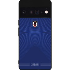 Google Pixel 6 Pro Case Hülle - Silikon schwarz Japan 2026 personalisierbares Fussballtrikot