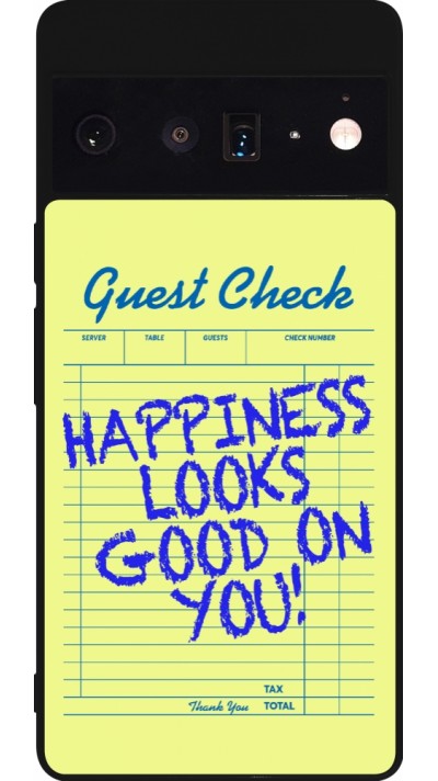 Google Pixel 6 Pro Case Hülle - Silikon schwarz Guest check 2026