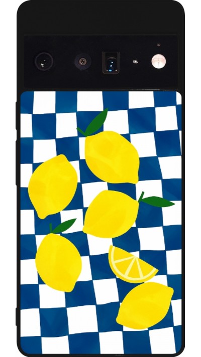 Google Pixel 6 Pro Case Hülle - Silikon schwarz Illustration lemons 2026