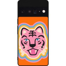 Google Pixel 6 Pro Case Hülle - Silikon schwarz Lion colors 2026