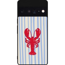 Google Pixel 6 Pro Case Hülle - Silikon schwarz Red lobster 2026