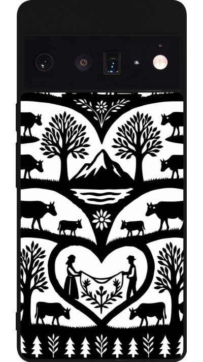 Google Pixel 6 Pro Case Hülle - Silikon schwarz Poya Schweiz 2