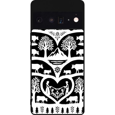 Google Pixel 6 Pro Case Hülle - Silikon schwarz Poya Schweiz 2 schwarz