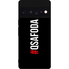 Google Pixel 6 Pro Case Hülle - Silikon schwarz Qsafoda 1