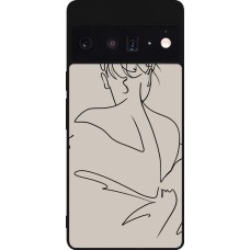 Google Pixel 6 Pro Case Hülle - Silikon schwarz Salnikova 05