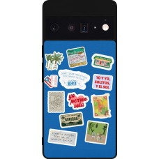 Google Pixel 6 Pro Case Hülle - Silikon schwarz Seals of the Dominican Republic DTMF