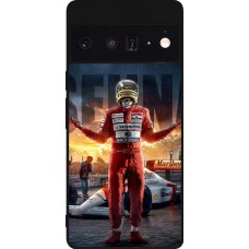 Google Pixel 6 Pro Case Hülle - Silikon schwarz Senna The King of Rain