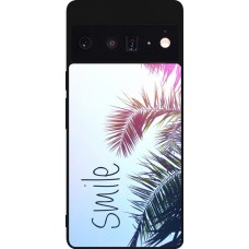 Google Pixel 6 Pro Case Hülle - Silikon schwarz Smile 05
