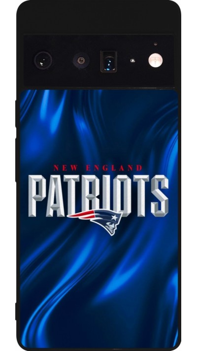 Google Pixel 6 Pro Case Hülle - Silikon schwarz Super Bowl 26 Patriots 2