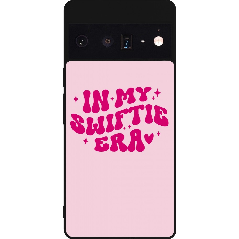 Coque Google Pixel 6 Pro - Silicone rigide noir Taylor Swift In My Swiftie Era - Pink
