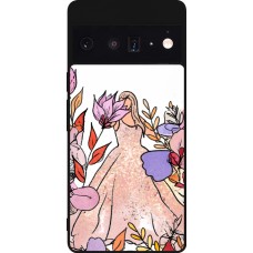 Google Pixel 6 Pro Case Hülle - Silikon schwarz Taylor Swift Sketch - White