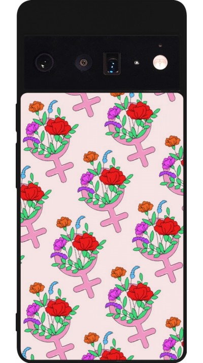 Google Pixel 6 Pro Case Hülle - Silikon schwarz Womens day 2026 7
