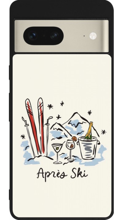 Google Pixel 7 Case Hülle - Silikon schwarz After the sky 2026