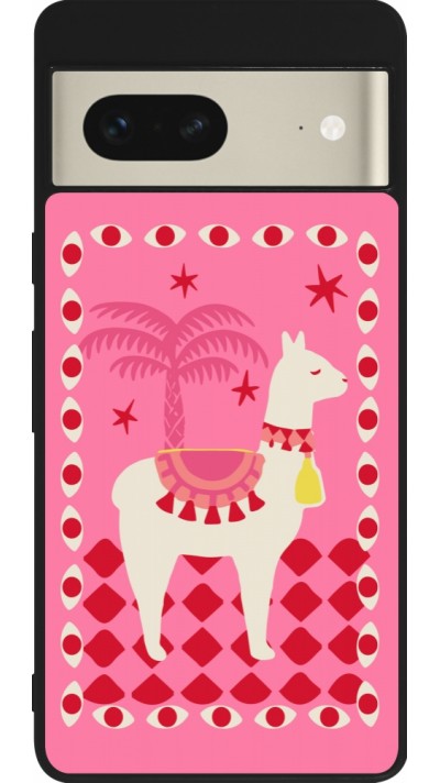 Google Pixel 7 Case Hülle - Silikon schwarz Alpaca 2026