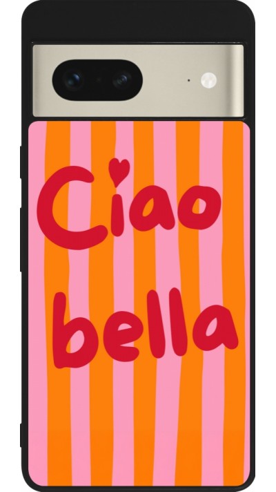 Google Pixel 7 Case Hülle - Silikon schwarz Bye Bella 2026