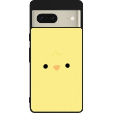 Google Pixel 7 Case Hülle - Silikon schwarz Easter 2026 Little chicken