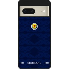 Google Pixel 7 Case Hülle - Silikon schwarz Schottland 2026 personalisierbares Fussballtrikot