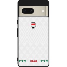Google Pixel 7 Case Hülle - Silikon schwarz Irak 2026 personalisierbares Fussballtrikot