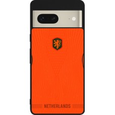 Google Pixel 7 Case Hülle - Silikon schwarz Niederlande 2026 personalisierbares Fussballtrikot