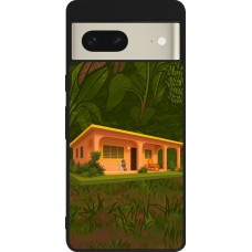 Google Pixel 7 Case Hülle - Silikon schwarz Benitos house DTMF