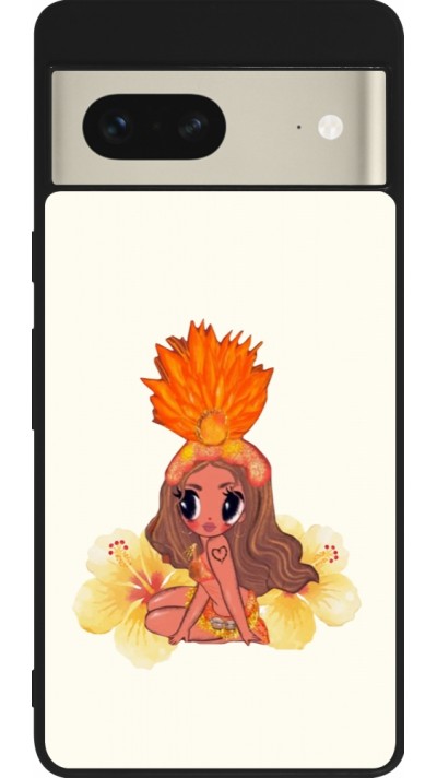 Google Pixel 7 Case Hülle - Silikon schwarz Karol G Tropicoqueta