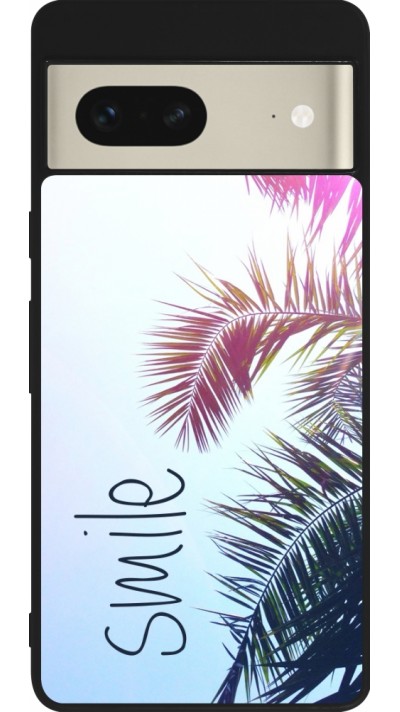 Coque Google Pixel 7 - Silicone rigide noir Smile 05