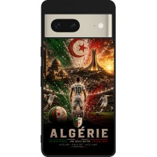 Google Pixel 7 Case Hülle - Silikon schwarz Fussball Algerien splash 2026