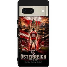 Google Pixel 7 Case Hülle - Silikon schwarz Fussball Österreich splash 2026
