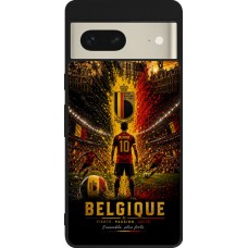 Google Pixel 7 Case Hülle - Silikon schwarz Fussball Belgien splash 2026