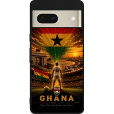 Google Pixel 7 Case Hülle - Silikon schwarz Fussball Ghana splash 2026