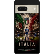 Google Pixel 7 Case Hülle - Silikon schwarz Fussball Italien splash 2026
