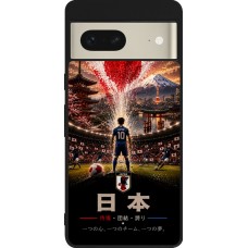 Google Pixel 7 Case Hülle - Silikon schwarz Fussball Japan splash 2026