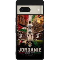 Google Pixel 7 Case Hülle - Silikon schwarz Fussball Jordanien splash 2026