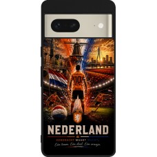 Google Pixel 7 Case Hülle - Silikon schwarz Fussball Niederlande splash 2026