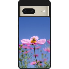 Google Pixel 7 Case Hülle - Silikon schwarz Bee on a flower Spring 2026