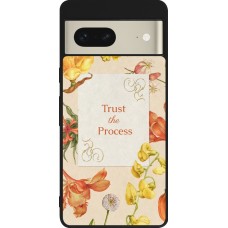 Google Pixel 7 Case Hülle - Silikon schwarz Trust the process Spring 2026