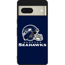 Google Pixel 7 Case Hülle - Silikon schwarz Super Bowl 26 Seattle 3