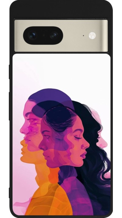 Google Pixel 7 Case Hülle - Silikon schwarz Womens day 2026 10