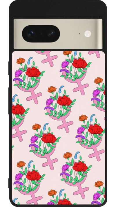Google Pixel 7 Case Hülle - Silikon schwarz Womens day 2026 7