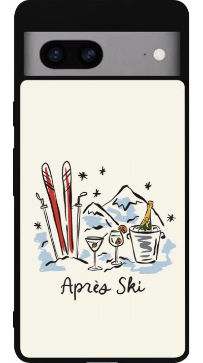 Google Pixel 7a Case Hülle - Silikon schwarz After the sky 2026