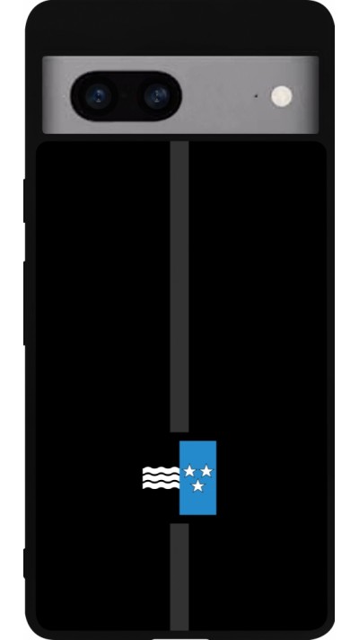 Google Pixel 7a Case Hülle - Silikon schwarz Kanton AG schwarz