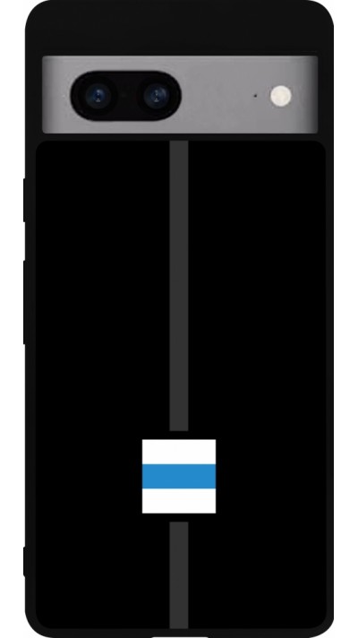 Coque Google Pixel 7a - Silicone rigide noir Canton ZG noir