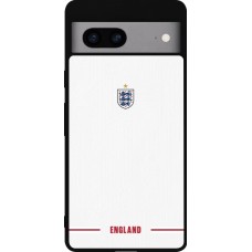 Google Pixel 7a Case Hülle - Silikon schwarz England 2026 personalisierbares Fussballtrikot